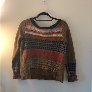 Boatneck sparrow sweater